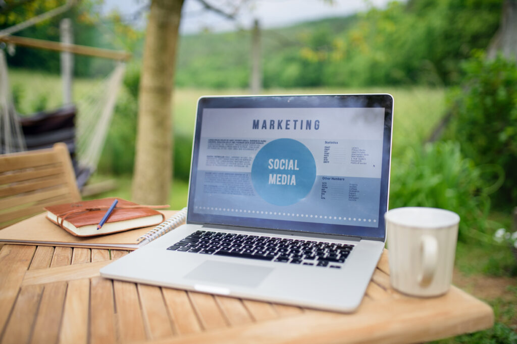 Social media marketing experts managing brand presence across platforms - Katariya Global